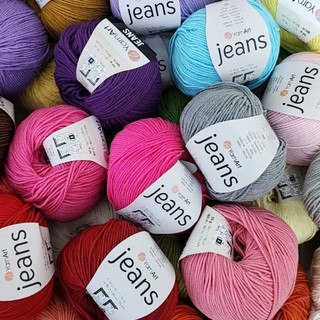 LEN YARNART JEANS MÓC THÚ BÔNG (mã 1-mã 68)