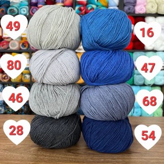 LEN YARNART JEANS MÓC THÚ BÔNG (mã 1-mã 68)
