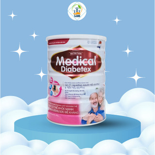 Sữa Tiểu Đường Medical Diabetex 900g,Sữa Dinh Dưỡng Cho Người Ăn kiên, người Tiểu Đường Và Tiền Tiểu Đường
