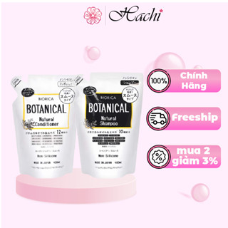  Dầu gội Hatomugi Botanical Táo Đen Nhật Bản giúp mềm tóc ngăn rụng tóc kích thích mọc tóc Gói 400ml 