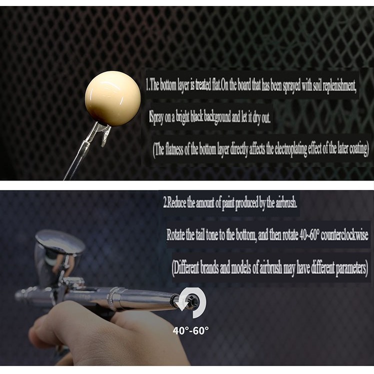 Sơn mô hình Dspiae Paint Color Chrome electroplated silver EP1 Master High Enriched inox