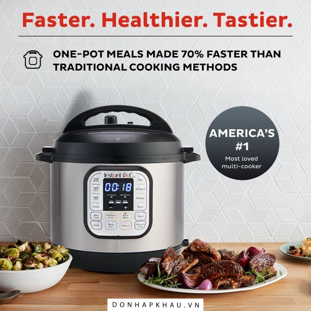 Nồi Áp Suất Đa Năng Instant Pot® Duo 60  – Phiên Bản Mới Nhất 2023