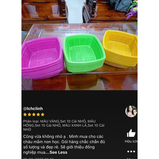 🌺 set 10 rổ vuông, cở trung