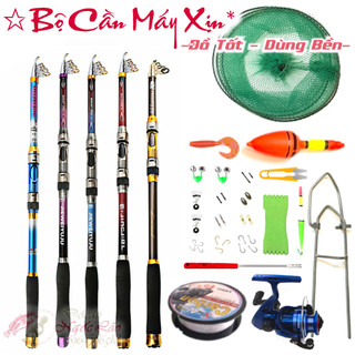 Bộ CẦN CÂU MÁY Giá Rẻ Chất Lượng Tốt  ✓ Đầy đủ nhất mọi thứ cần thiết - Mua về câu luôn - KHỎE VÀ BỀN