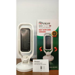 Máy sưởi gốm Ceramic 2500W Ankomi, xoay 90 độ, không đốt oxi- Máy sưởi gốm ceramic Kangaroo KGFH05