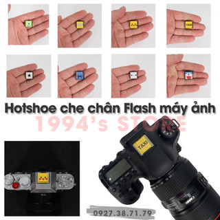 Hotshoe hoạt hình Pikachu dễ thương trang trí máy ảnh - Hotshoe/Coldshoe cho máy ảnh - Nắp che chân đèn Flash máy ảnh