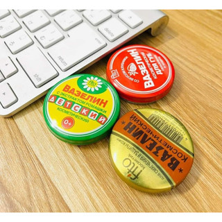 Sáp nẻ Vaseline Nga , hộp thiếc chính hãng