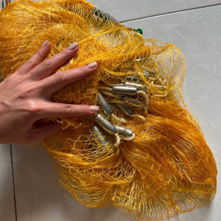 Chài Cá Dù Vàng Chân Chì Đúc Siêu Bền