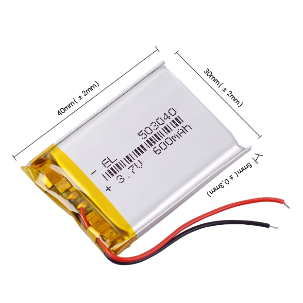 Pin Sạc Lithium Polymer 1s 3.7V 503040 600mah Tai Nghe Loa Mp3 MP4 MP5 GPS PSP Bluetooth Mới 100%