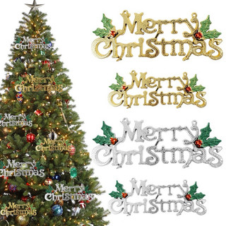 Chữ merychistmas ánh kim trang trí noel