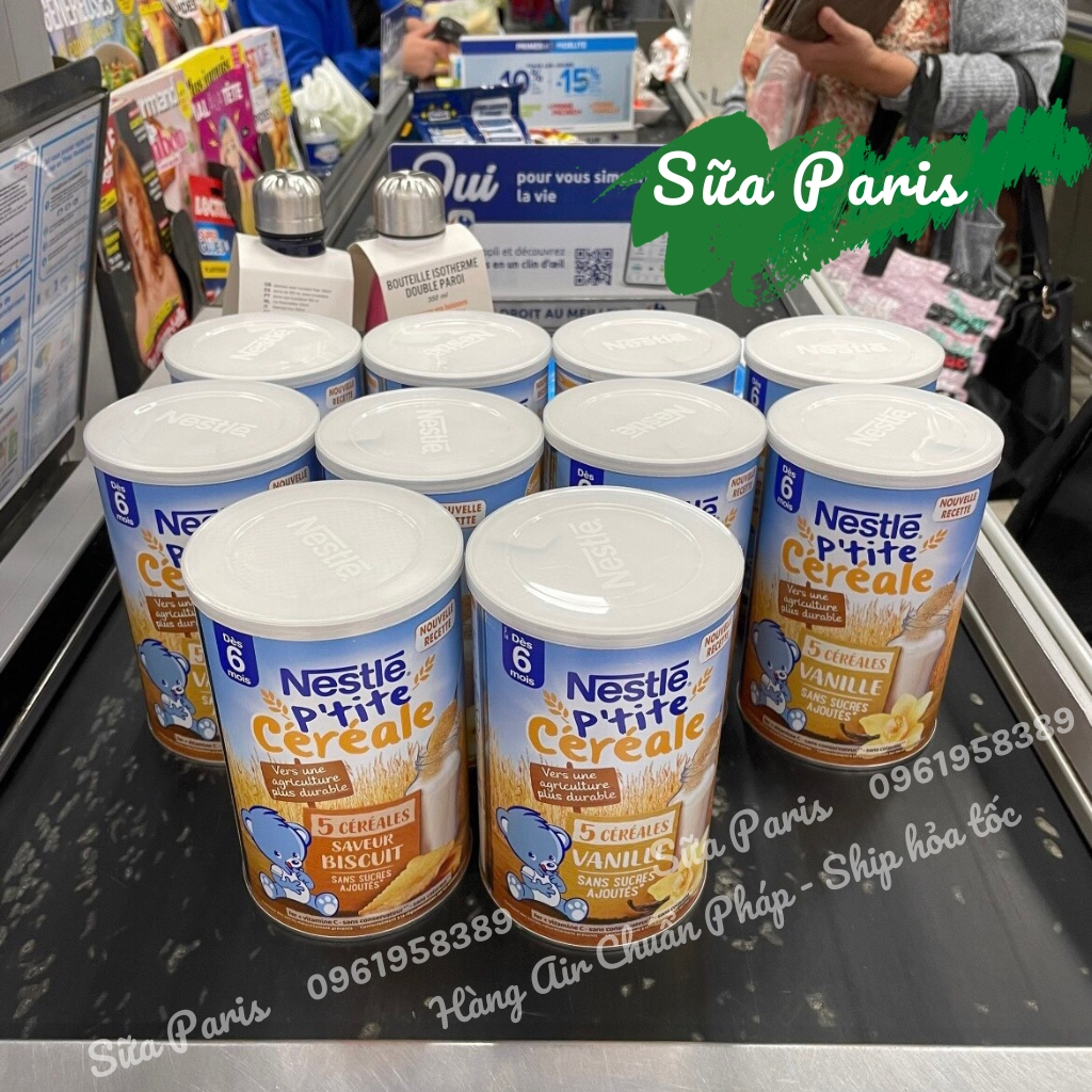 Bột lắc sữa Nestle 400gr - hàng air, date dài thơm ngon, giúp bé thêm dinh dưỡng_Sữa Paris Aderma