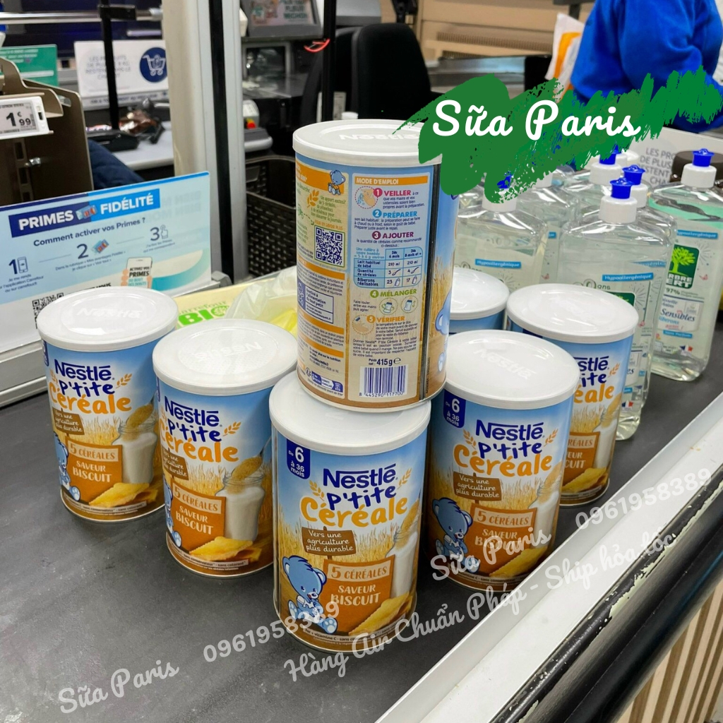 Bột lắc sữa Nestle 400gr - hàng air, date dài thơm ngon, giúp bé thêm dinh dưỡng_Sữa Paris Aderma