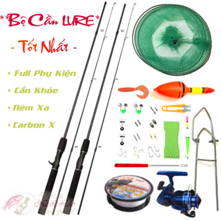 Cần câu LURE 2 KHÚC Máy Ngang và Máy Đứng ĐỘ CỨNG ML Hàng Xịn - SIÊU NHẸ - RẺ - BỀN - Chất cần Carbon 19X đỉnh cao⚡
