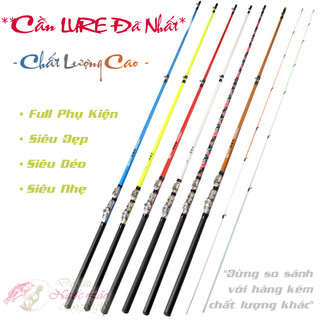 Cần câu máy 2 khúc siêu nhẹ siêu dẻo - phi long - cần câu cá, câu tôm, câu lure, rê lóc..giá rẻ nhất