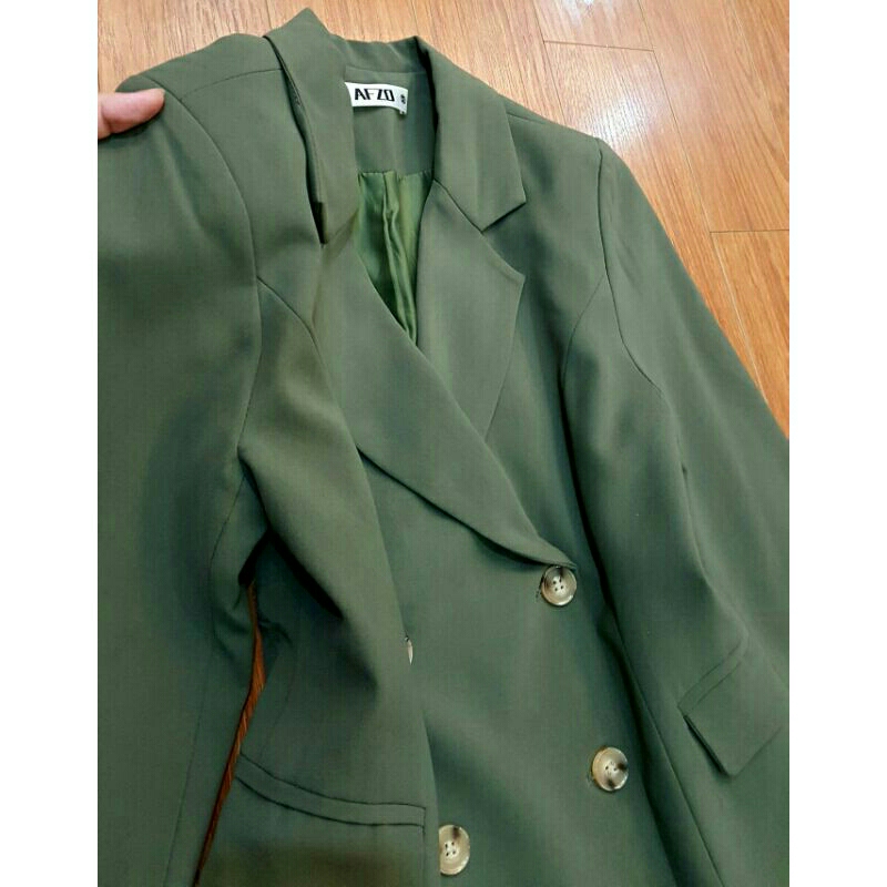 Áo vest blazer màu xanh sz M