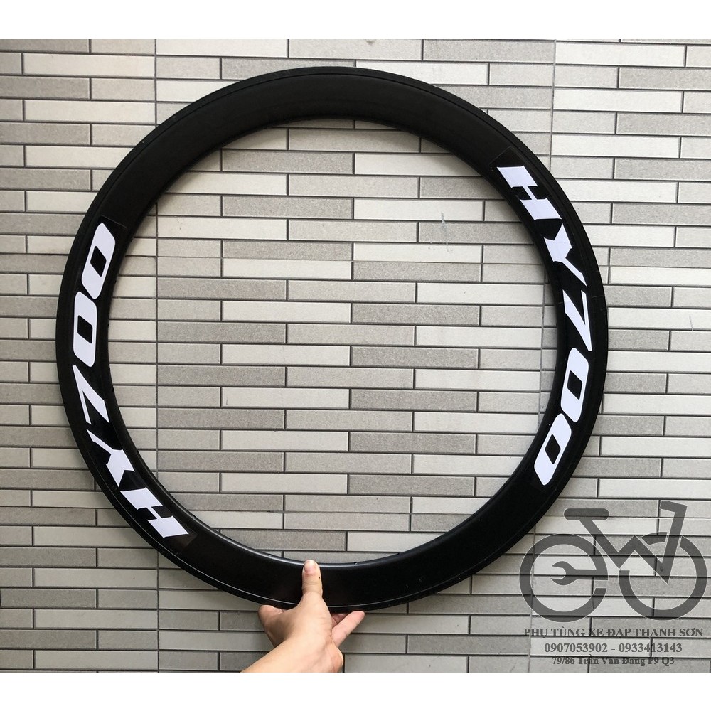 Vành xe đạp FIXED GEAR, Vành 700C cao 5.5cm. Số lượng 1 cái.