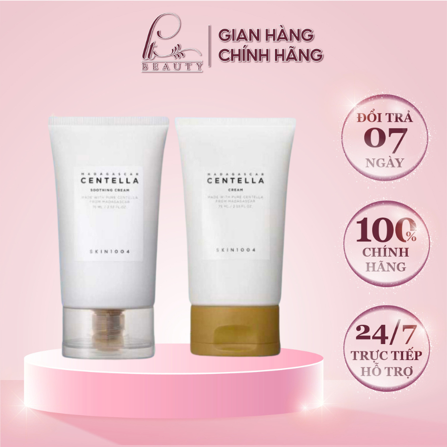 Kem Dưỡng Ẩm Da Rau Má Skin1004 Madagascar Centella 75ml giúp phục hồi da, giảm mụn hiệu quả
