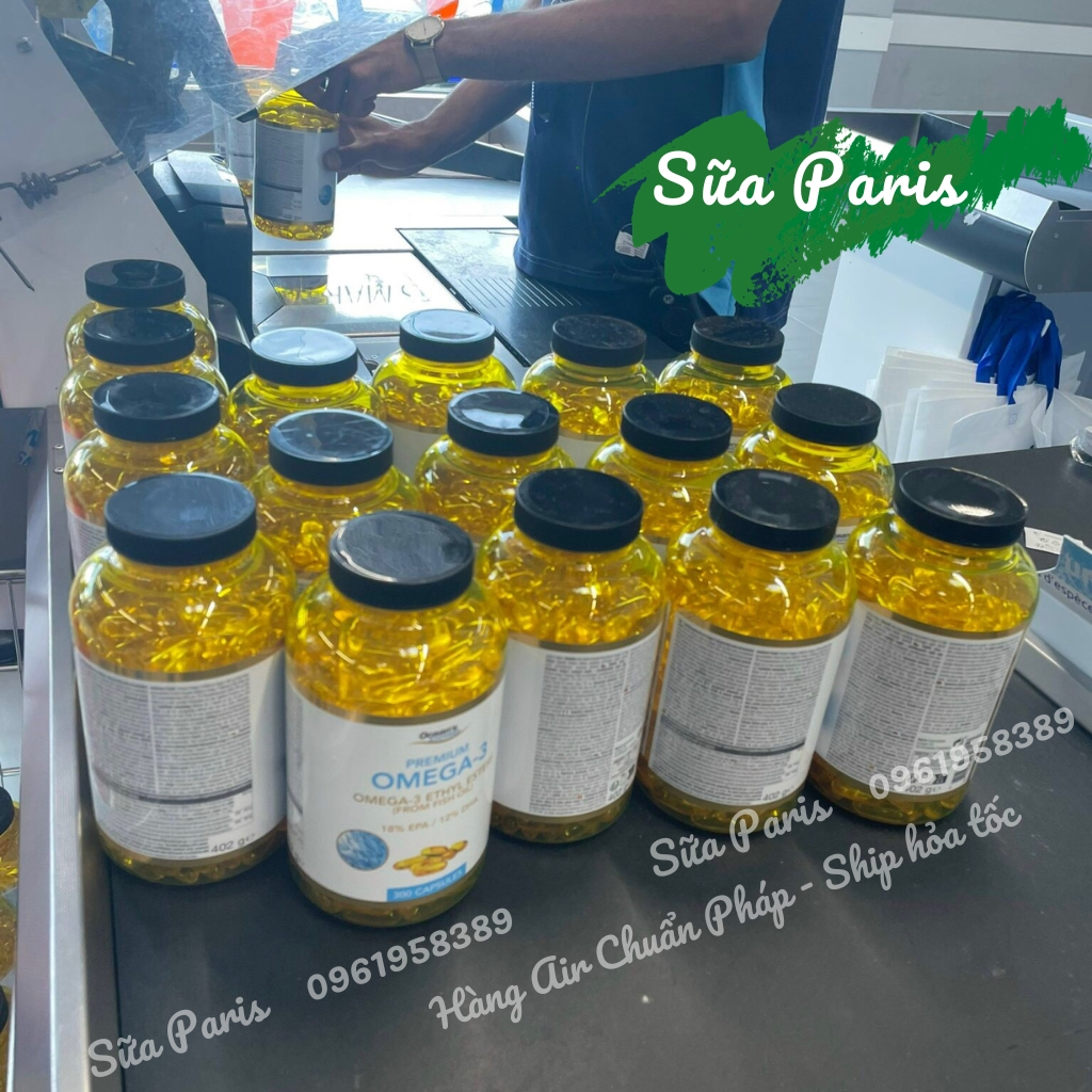 Dầu cá Omega 3 Ocean's Essential Fish Oil 1000mg hộp 300 viên_Sữa Paris Aderma