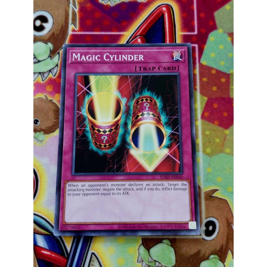 Thẻ Bài Damged Yugioh Trap "Magic Cylinder"