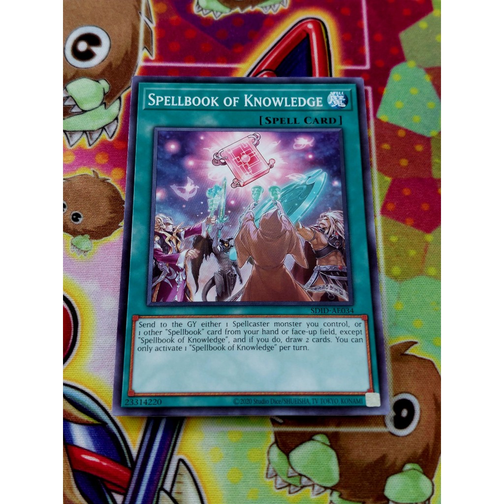 Thẻ Bài Yugioh Spell  "Spellbook of Knowledge"