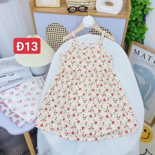Đầm váy hai dây cotton-váy cotton xuất size đại 18-30kg
