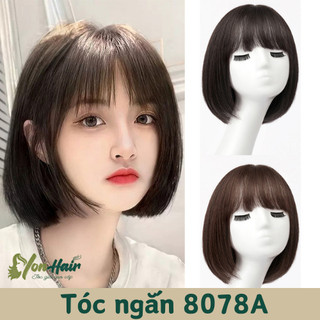 Tóc giả nữ cả đầu Vic cụp ngắn phong cách Hàn Quốc