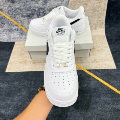 Giày Air Force 1, Giày Af1 vệt đen đế air full size nam nữ bản cao cấpFull Box Bill.
