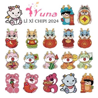 Lì xì chibi hoạt hình tết bao lì xì chipi 2024 mẫu mới