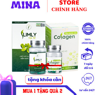 [Mua 1 Tặng 1] Thảo Mộc Giảm Cân Slimly Vip 10 Viên Giảm Cân Dành Cho Cơ Địa Khó Giảm
