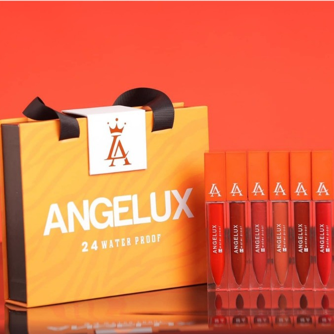 Son Kem Lì Angelux 24h Water Proof Nhiều Màu 20g Chính Hãng New 2023