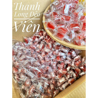 Mứt mít dẻo/ thanh long dẻo viên