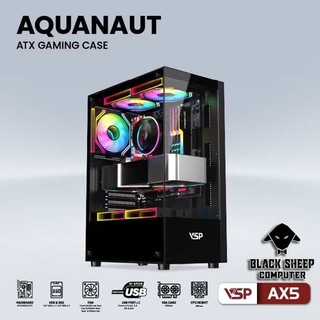 Vỏ Case VSP AQUANAUT AX5 BLACK