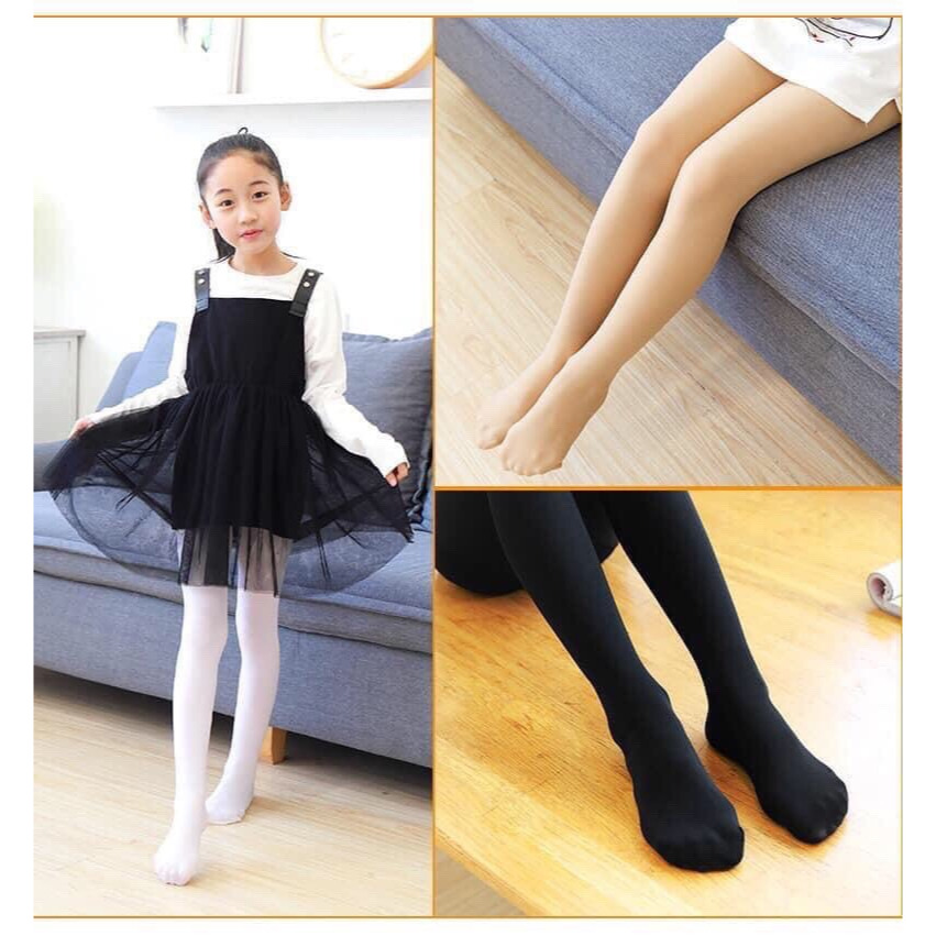 Quần tất da cho bé gái size từ 3-10 tuổi