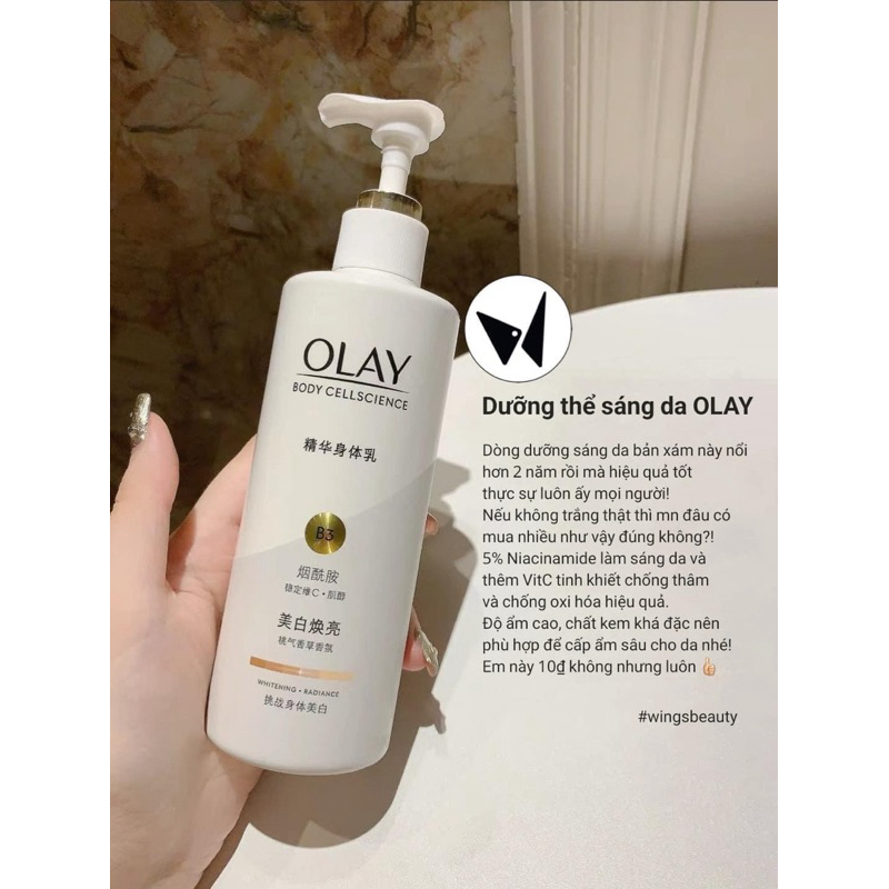 Dưỡng Thể Olay B3+ Xám Mẫu Mới 2023