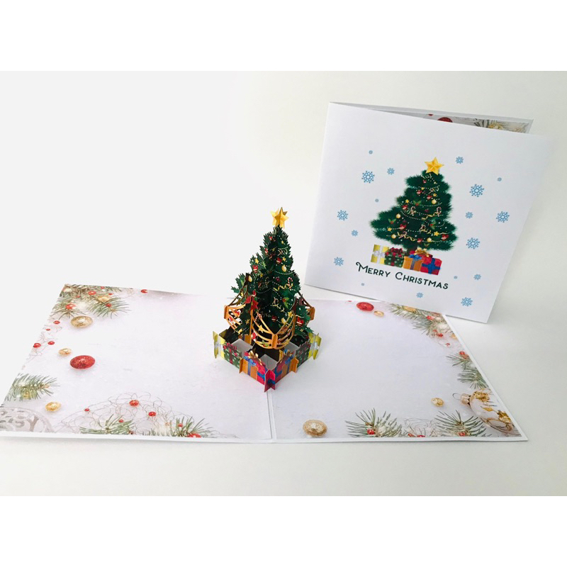 Thiệp 3d giáng sinh, noel