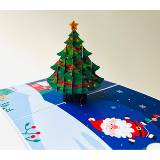 Thiệp 3d giáng sinh, noel