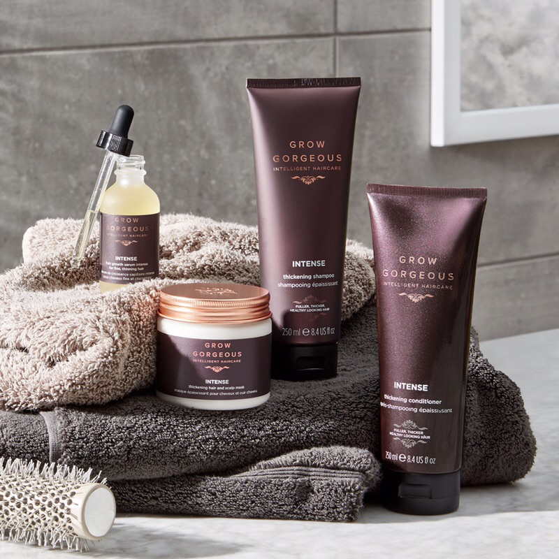 Bộ dầu gội và dầu xả làm dày tóc Grow Gorgeous Intense Thickening Shampoo và Conditioner