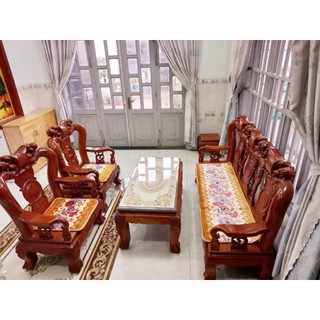 thảm  lót ghế so fa đệm ghế gỗ