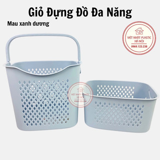 Giỏ đựng đồ đa năng có quai xách tiện lợi, giỏ đựng quần áo, đồ chơi to đẹp, Sọt đựng đồ bền đẹp