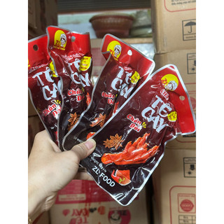 10 túi chân gà tê cay túi 2 chân 65gr /30túi tặng 1cánh gà