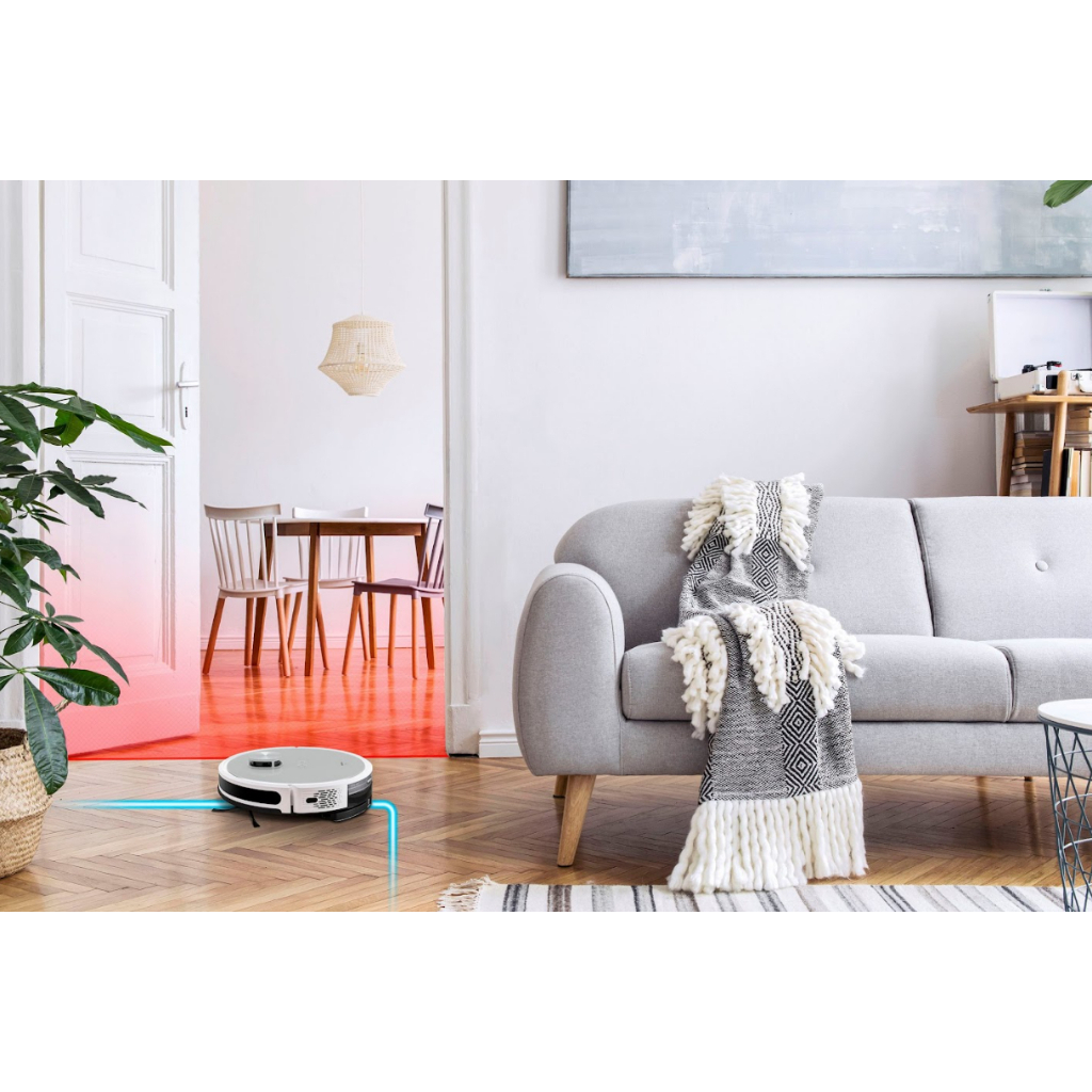 Robot Hút Bụi Lau Nhà Tự Động MEDION X21 SW, Lực Hút Mạnh, Nhập Đức, BH 12 Tháng, Bepchauau