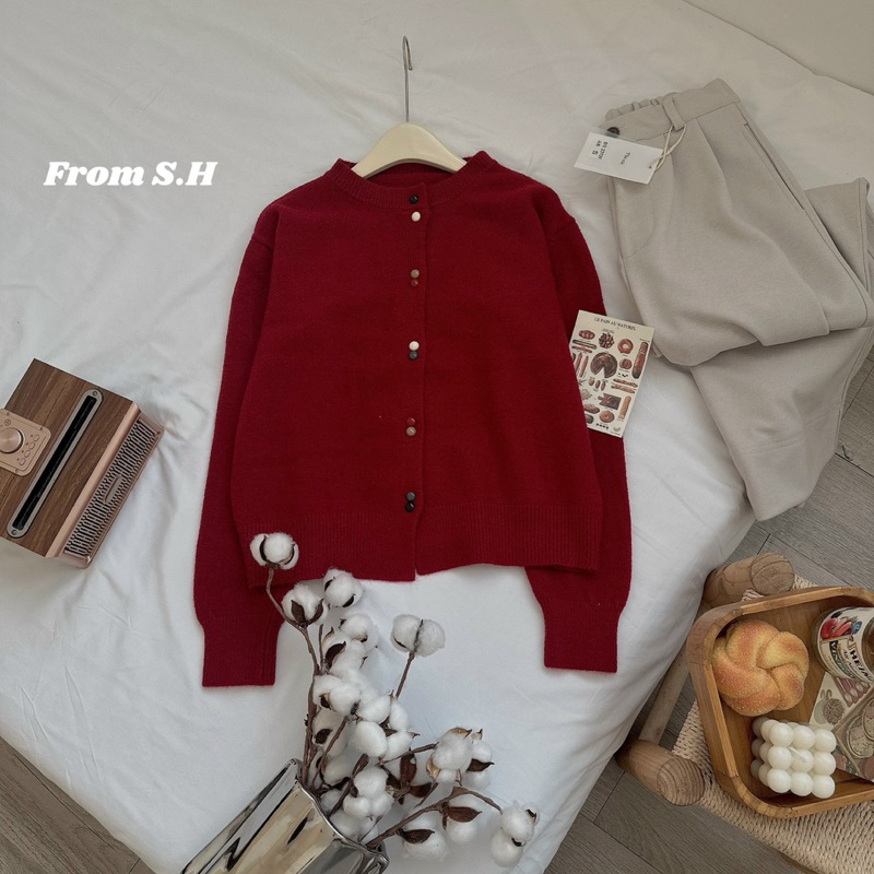 Áo cardigan cúc MÀU SẮC siêu xinh