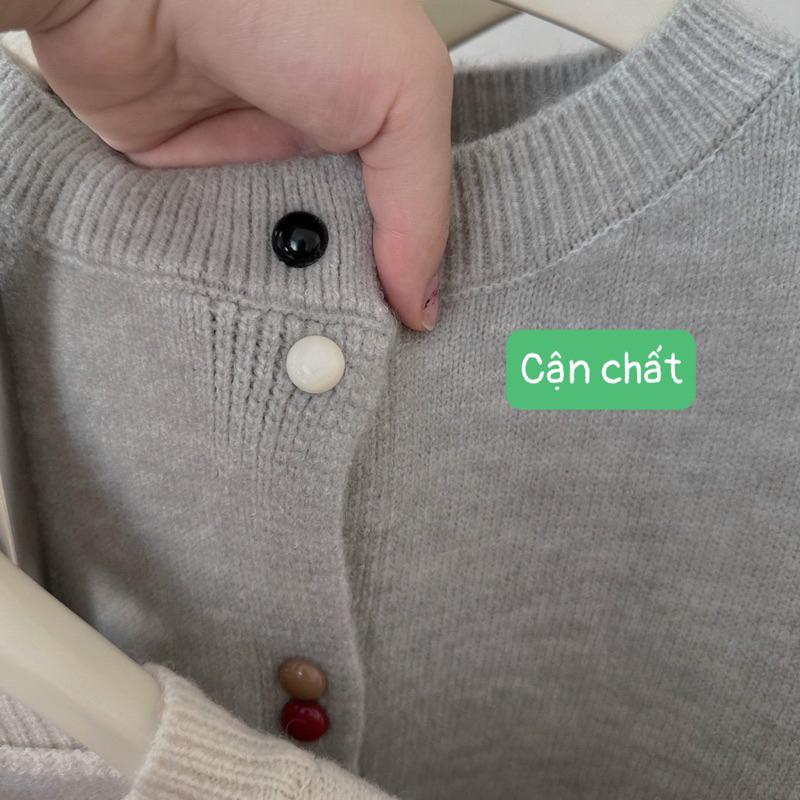 Áo cardigan cúc MÀU SẮC siêu xinh
