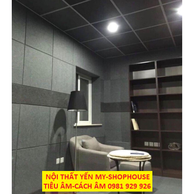 Tấm tiêu âm.Cách âm Sonic Polyester Chống cháy.size 40*50cm dày 9mm