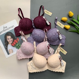 Áo Ngực Ren Mút Dày 5 Cm Dành Cho Ngực Nhỏ Và Vừa Có Gọng Biến Chanh Thành Bưởi AR11