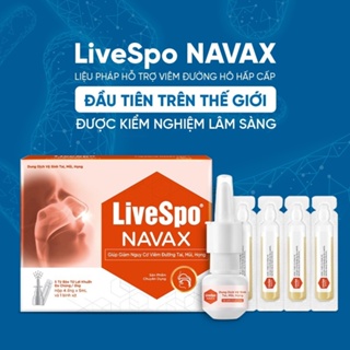 Xịt mũi Giảm nghẹt mũi, chảy nước mũi - Livespo NAVAX chuyên dụng