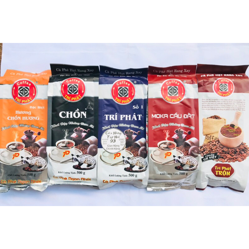 Cafe Trí Phát  Pha Phin (gói 500g)