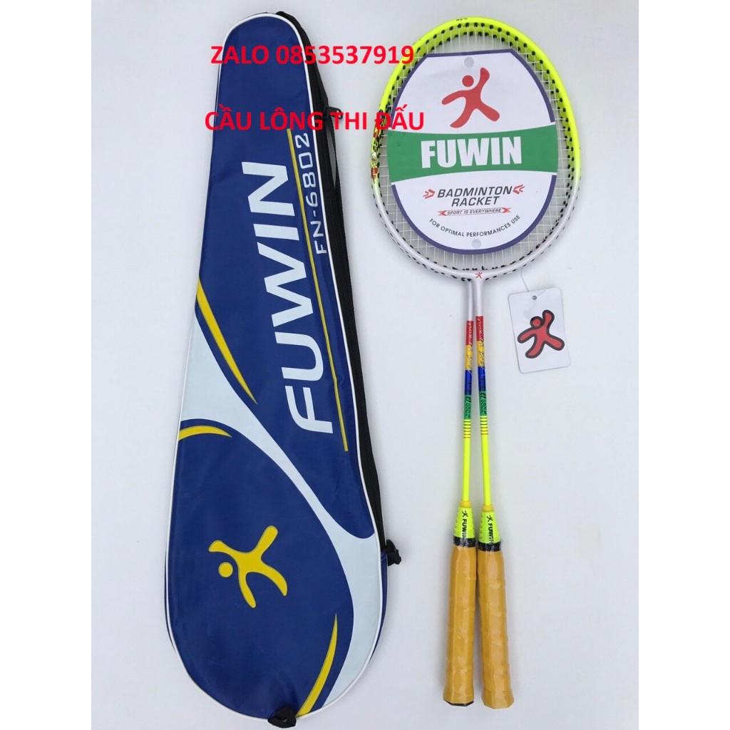 Bộ 2 vợt cầu lông FUWIN học sinh, sinh viên CHẤT LƯỢNG CAO