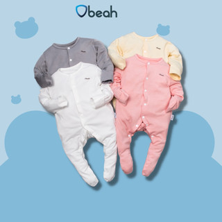 Bodysuit Obeah cho bé sơ sinh tất liền thân, chất liệu petit mềm mịn, làm quà tặng cho bé yêu thương