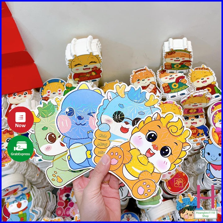 Combo 10 Bao lì xì chibi phản quang tết hot trend 2024 dễ thương,lì xì hình thú chibi may mắn tài lộc đẹp độc lạ { H }